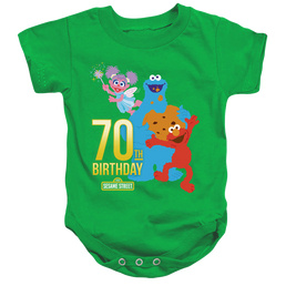 Sesame Street 70Th Birthday - Baby Bodysuit Baby Bodysuit Sesame Street   