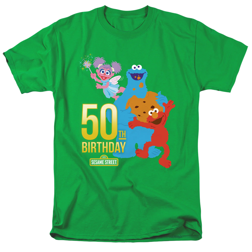 Sesame Street 50Th Birthday - Men's Regular Fit T-Shirt Men's Regular Fit T-Shirt Sesame Street   