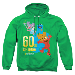 Sesame Street 60Th Birthday - Pullover Hoodie Pullover Hoodie Sesame Street   