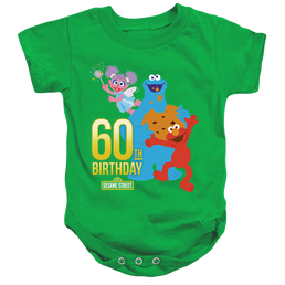 Sesame Street 60Th Birthday - Baby Bodysuit Baby Bodysuit Sesame Street   