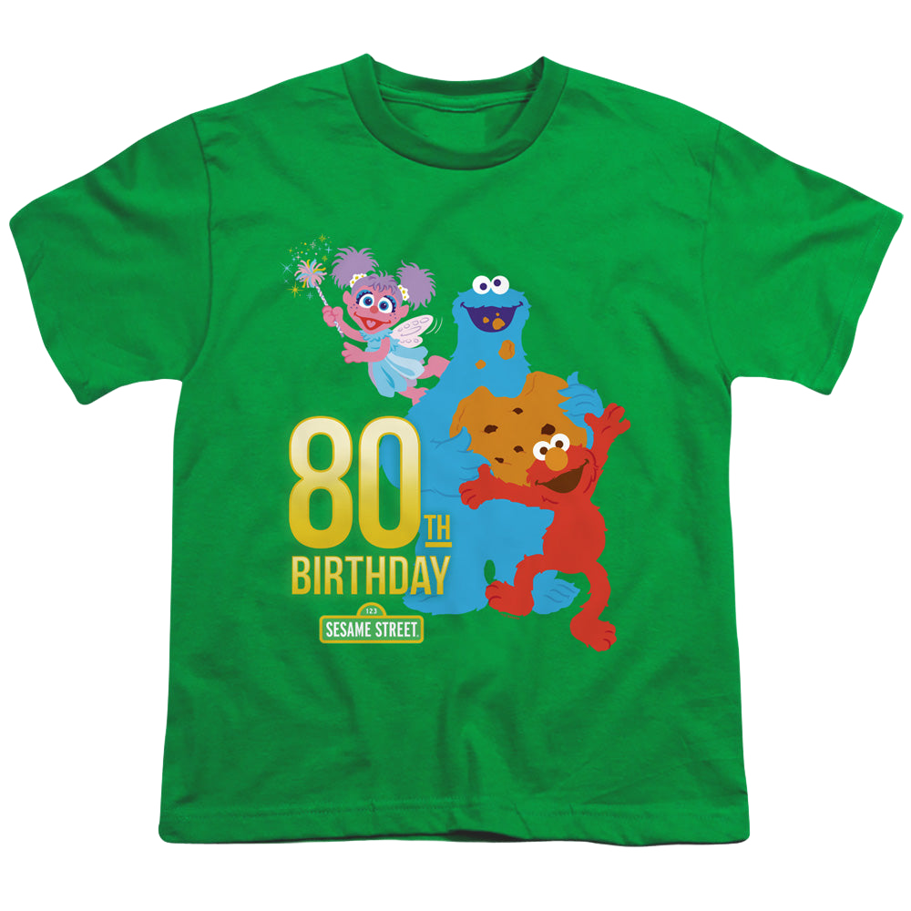 Sesame Street 80Th Birthday - Youth T-Shirt Youth T-Shirt (Ages 8-12) Sesame Street   