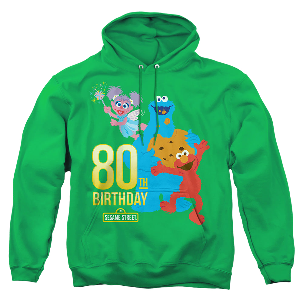 Sesame Street 80Th Birthday - Pullover Hoodie Pullover Hoodie Sesame Street   