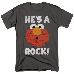 Sesame Street He'S A Rock - Men's Regular Fit T-Shirt Men's Regular Fit T-Shirt Sesame Street   