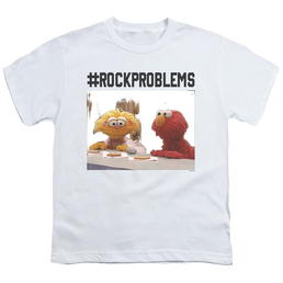 Sesame Street Elmo Rock Problems - Youth T-Shirt Youth T-Shirt (Ages 8-12) Sesame Street   
