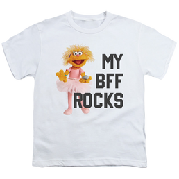 Sesame Street Zoe Bff Rocks - Youth T-Shirt Youth T-Shirt (Ages 8-12) Sesame Street   