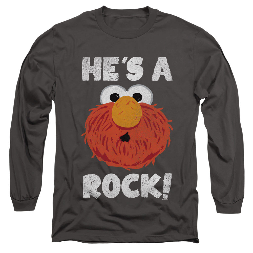 Sesame Street He'S A Rock - Men's Long Sleeve T-Shirt Men's Long Sleeve T-Shirt Sesame Street   