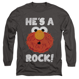 Sesame Street He'S A Rock - Men's Long Sleeve T-Shirt Men's Long Sleeve T-Shirt Sesame Street   