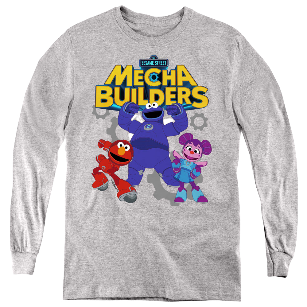 Sesame Street Mecha Builders Group - Youth Long Sleeve T-Shirt Youth Long Sleeve T-Shirt Sesame Street   