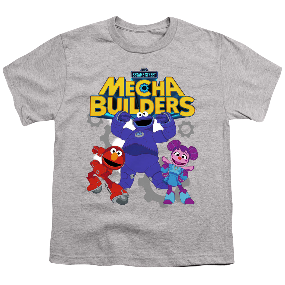 Sesame Street Mecha Builders Group - Youth T-Shirt Youth T-Shirt (Ages 8-12) Sesame Street   