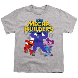 Sesame Street Mecha Builders Group - Youth T-Shirt Youth T-Shirt (Ages 8-12) Sesame Street   