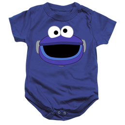 Sesame Street Mecha Cookie Monster Face - Baby Bodysuit Baby Bodysuit Sesame Street   