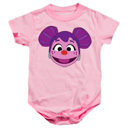 Sesame Street Mecha Abby Face - Baby Bodysuit Baby Bodysuit Sesame Street   