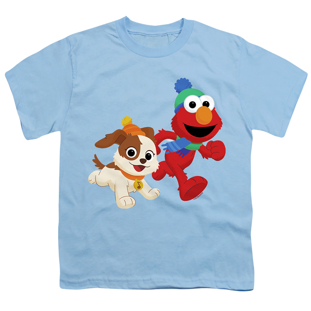 Sesame Street Best Friends, Elmo And Tango Winter Fun - Youth T-Shirt Youth T-Shirt (Ages 8-12) Sesame Street   