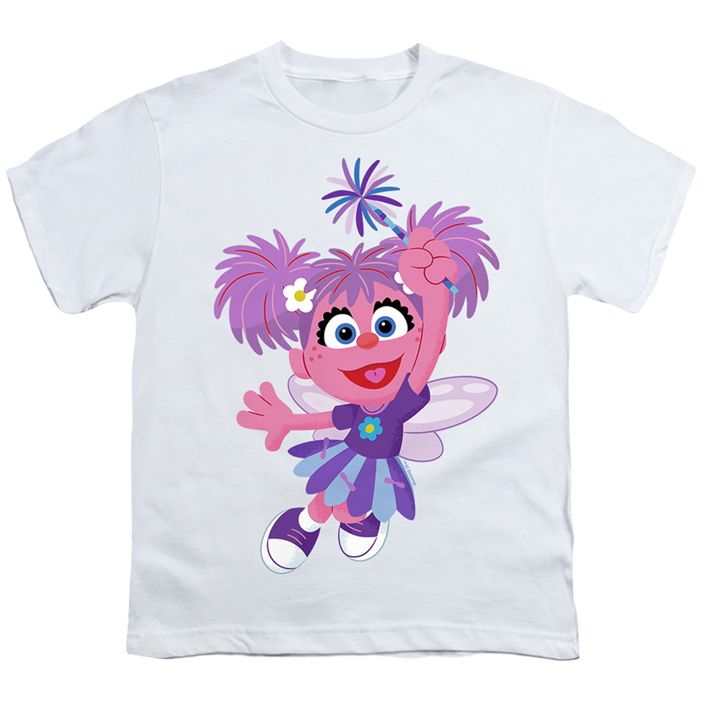 Sesame Street Furry Friends Forever! Abby Cadabby - Youth T-Shirt Youth T-Shirt (Ages 8-12) Sesame Street   