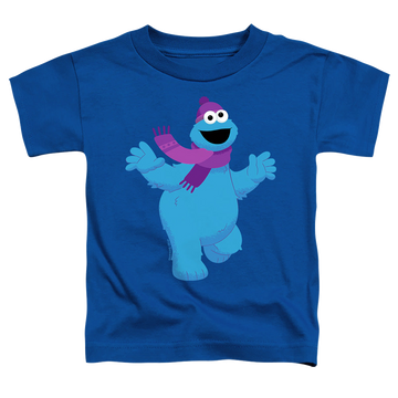 Royal toddler t-shirt with Sesame Street Furry Friends Forever! Cookie Monster graphic