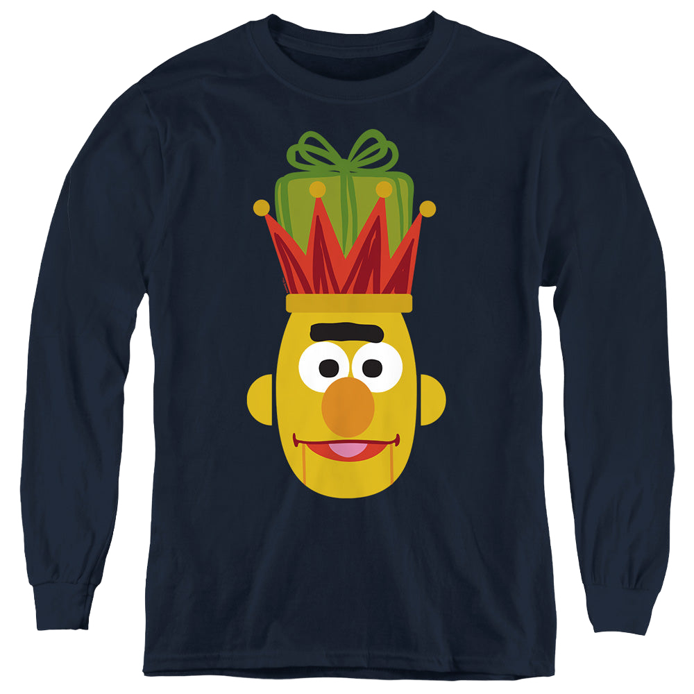 Sesame Street Christmas Nutcracker Bert - Youth Long Sleeve T-Shirt Youth Long Sleeve T-Shirt Sesame Street   