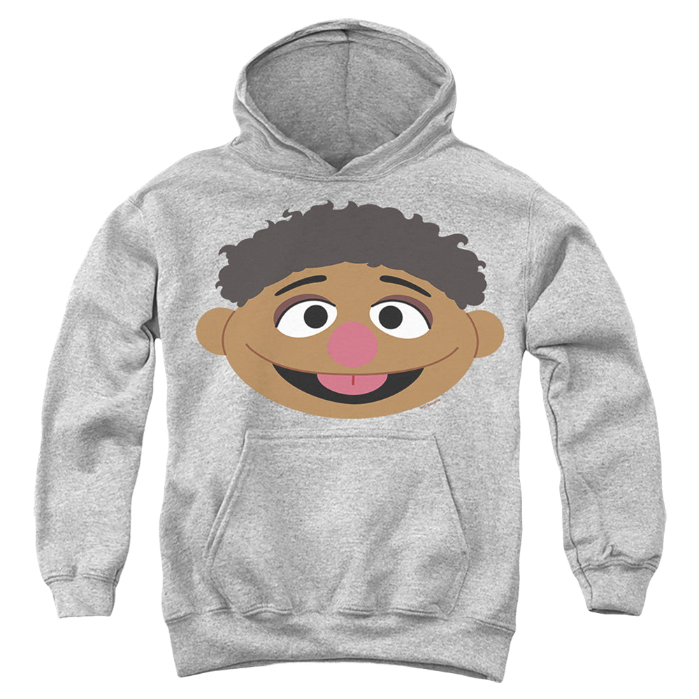 Sesame Street Tamir Face - Youth Hoodie Youth Hoodie (Ages 8-12) Sesame Street   