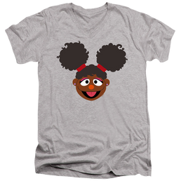 Sesame Street Gabrielle Face - Men's V-Neck T-Shirt Men's V-Neck T-Shirt Sesame Street   
