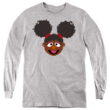 Sesame Street Gabrielle Face - Youth Long Sleeve T-Shirt Youth Long Sleeve T-Shirt Sesame Street   