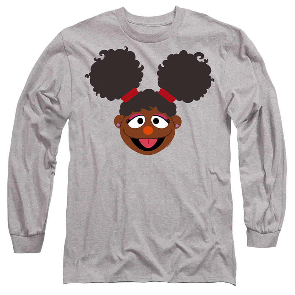 Sesame Street Gabrielle Face - Men's Long Sleeve T-Shirt Men's Long Sleeve T-Shirt Sesame Street   