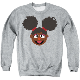 Sesame Street Gabrielle Face - Men's Crewneck Sweatshirt Men's Crewneck Sweatshirt Sesame Street   