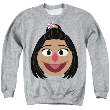 Sesame Street Ji-Young Face - Men's Crewneck Sweatshirt Men's Crewneck Sweatshirt Sesame Street   