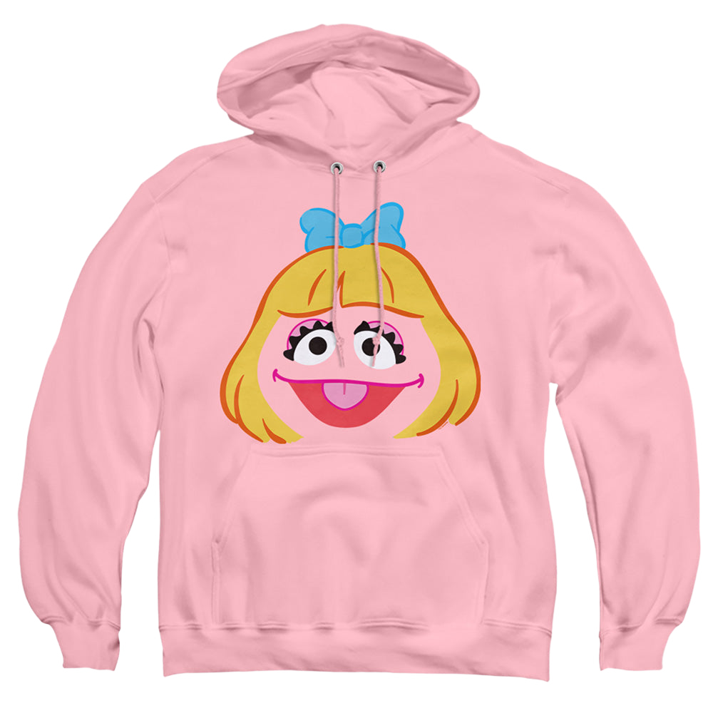 Sesame Street Prairie Dawn Face - Pullover Hoodie Pullover Hoodie Sesame Street   