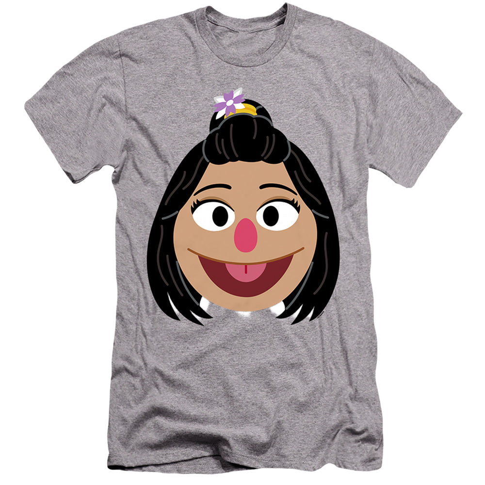 Sesame Street Ji-Young Face - Men's Premium Slim Fit T-Shirt Men's Premium Slim Fit T-Shirt Sesame Street   