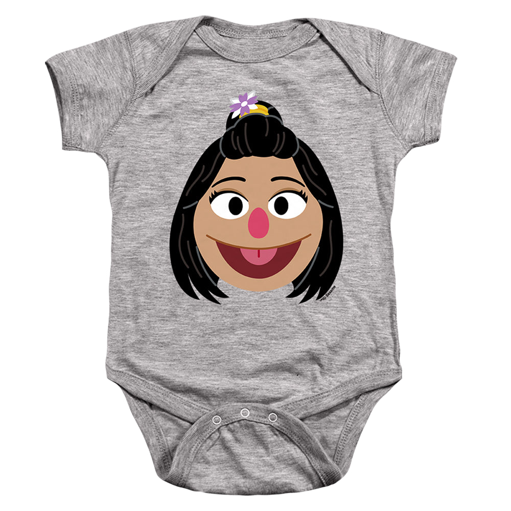 Sesame Street Ji-Young Face - Baby Bodysuit Baby Bodysuit Sesame Street   