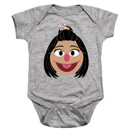 Sesame Street Ji-Young Face - Baby Bodysuit Baby Bodysuit Sesame Street   