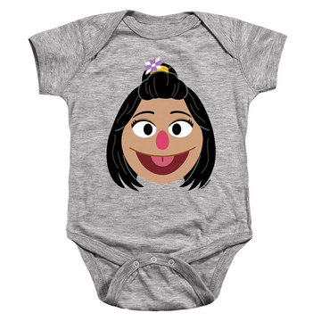 Sesame Street Ji-Young Face - Baby Bodysuit Baby Bodysuit Sesame Street   