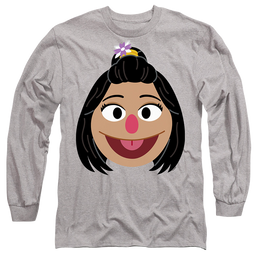Sesame Street Ji-Young Face - Men's Long Sleeve T-Shirt Men's Long Sleeve T-Shirt Sesame Street   