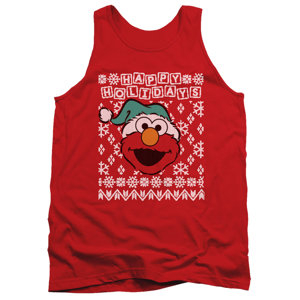 Sesame Street Elmo Ugly Christmas - Men's Tank Top Men's Tank Sesame Street   