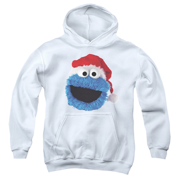 Sesame Street Cookie Monster Christmas Hat - Youth Hoodie Youth Hoodie (Ages 8-12) Sesame Street   
