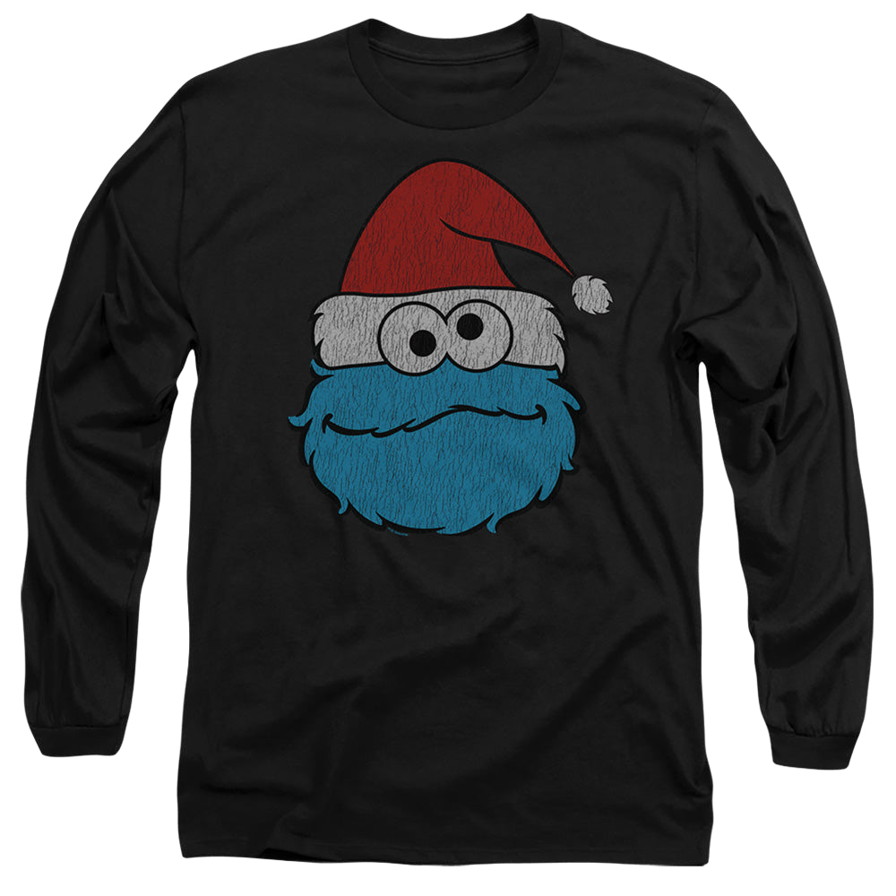 Sesame Street Cookie Monster Christmas - Men's Long Sleeve T-Shirt Men's Long Sleeve T-Shirt Sesame Street   
