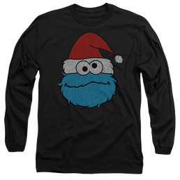 Sesame Street Cookie Monster Christmas - Men's Long Sleeve T-Shirt Men's Long Sleeve T-Shirt Sesame Street   