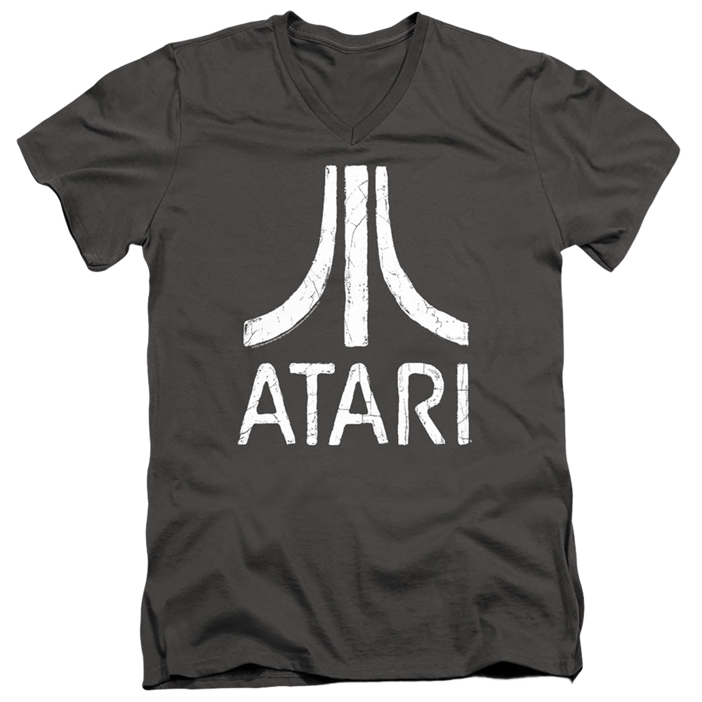 Atari Rough Logo - Men's V-Neck T-Shirt Men's V-Neck T-Shirt Atari   