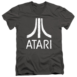 Atari Rough Logo - Men's V-Neck T-Shirt Men's V-Neck T-Shirt Atari   