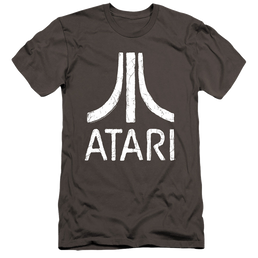 Atari Rough Logo - Men's Premium Slim Fit T-Shirt Men's Premium Slim Fit T-Shirt Atari   