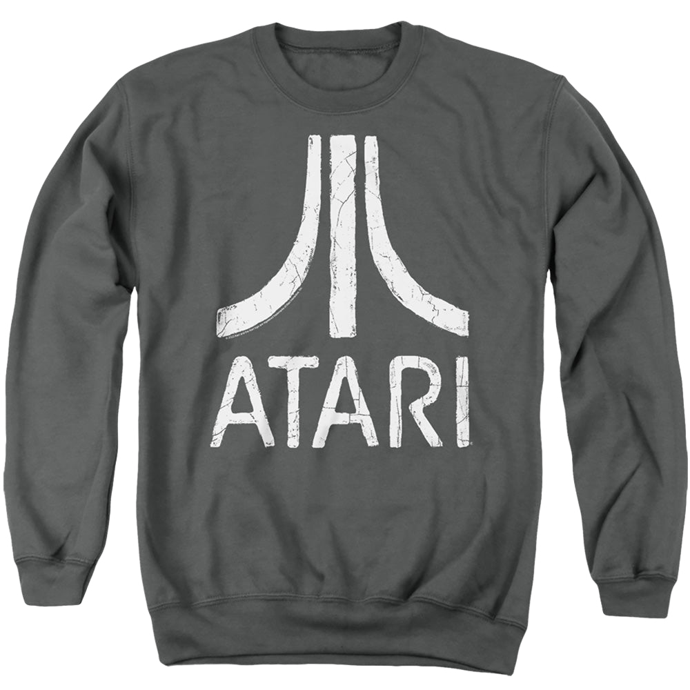 Atari Rough Logo - Men's Crewneck Sweatshirt Men's Crewneck Sweatshirt Atari   