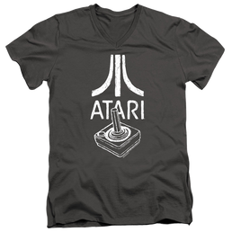 Atari Joystick Logo - Men's V-Neck T-Shirt Men's V-Neck T-Shirt Atari   