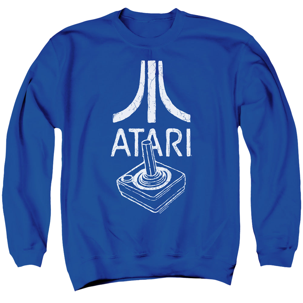 Atari Joystick Logo - Men's Crewneck Sweatshirt Men's Crewneck Sweatshirt Atari   