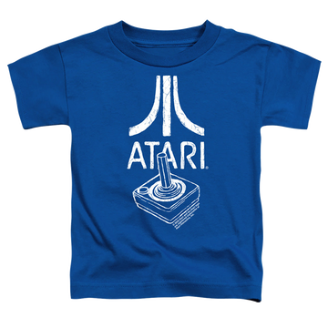 Royal kid's t-shirt for ages 4 to 7 with Atari Joystick Logo graphic