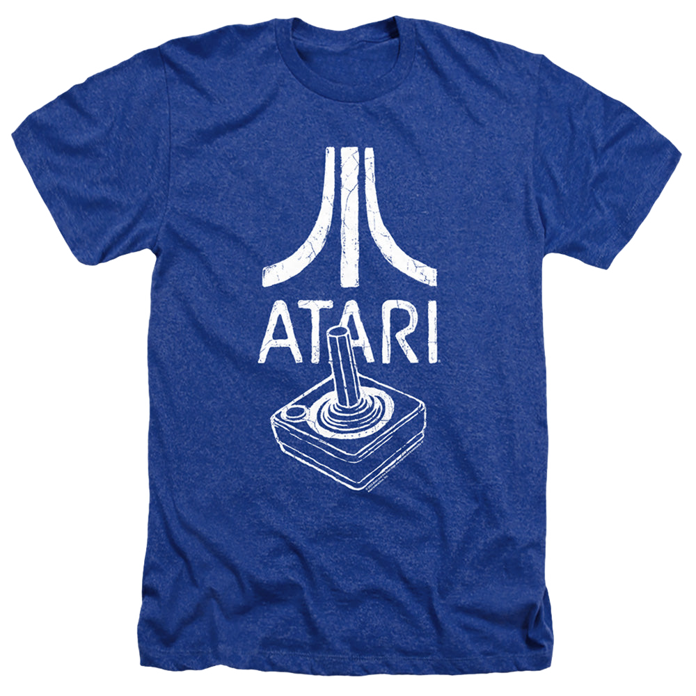 Atari Joystick Logo - Men's Heather T-Shirt Men's Heather T-Shirt Atari   