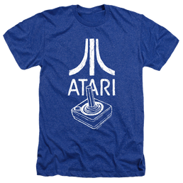 Atari Joystick Logo - Men's Heather T-Shirt Men's Heather T-Shirt Atari   