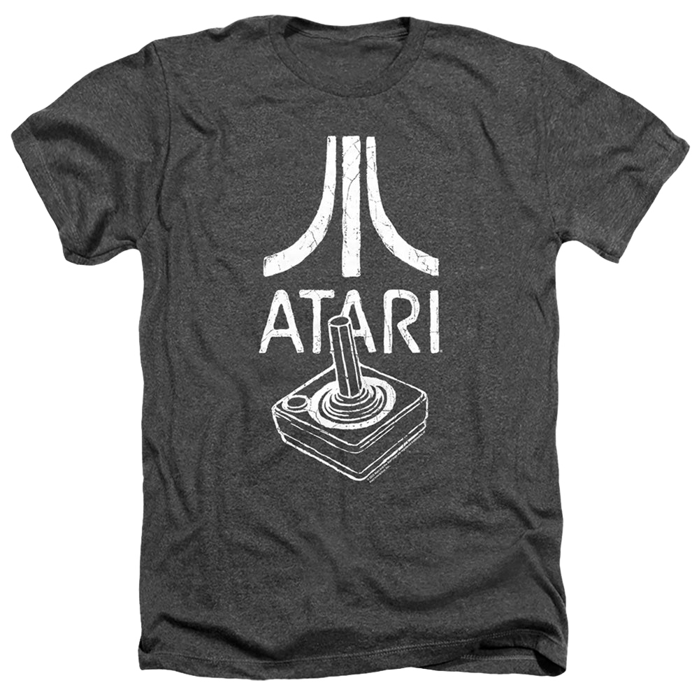 Atari Joystick Logo - Men's Heather T-Shirt Men's Heather T-Shirt Atari   