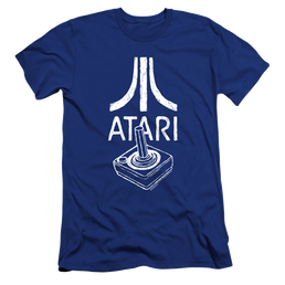 Atari Joystick Logo - Men's Premium Slim Fit T-Shirt Men's Premium Slim Fit T-Shirt Atari   