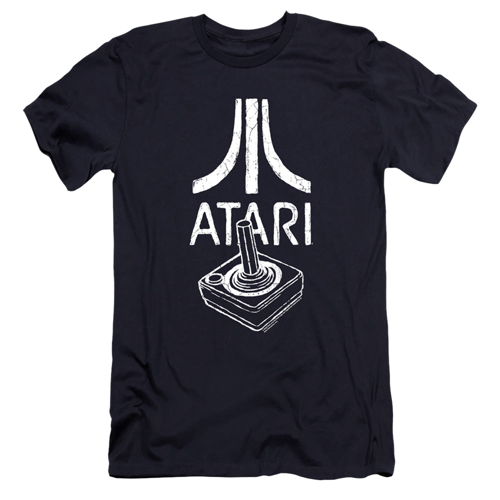 Atari Joystick Logo - Men's Premium Slim Fit T-Shirt Men's Premium Slim Fit T-Shirt Atari   