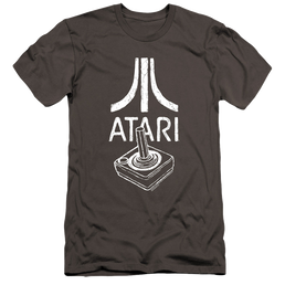 Atari Joystick Logo - Men's Premium Slim Fit T-Shirt Men's Premium Slim Fit T-Shirt Atari   