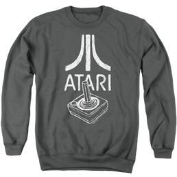 Atari Joystick Logo - Men's Crewneck Sweatshirt Men's Crewneck Sweatshirt Atari   